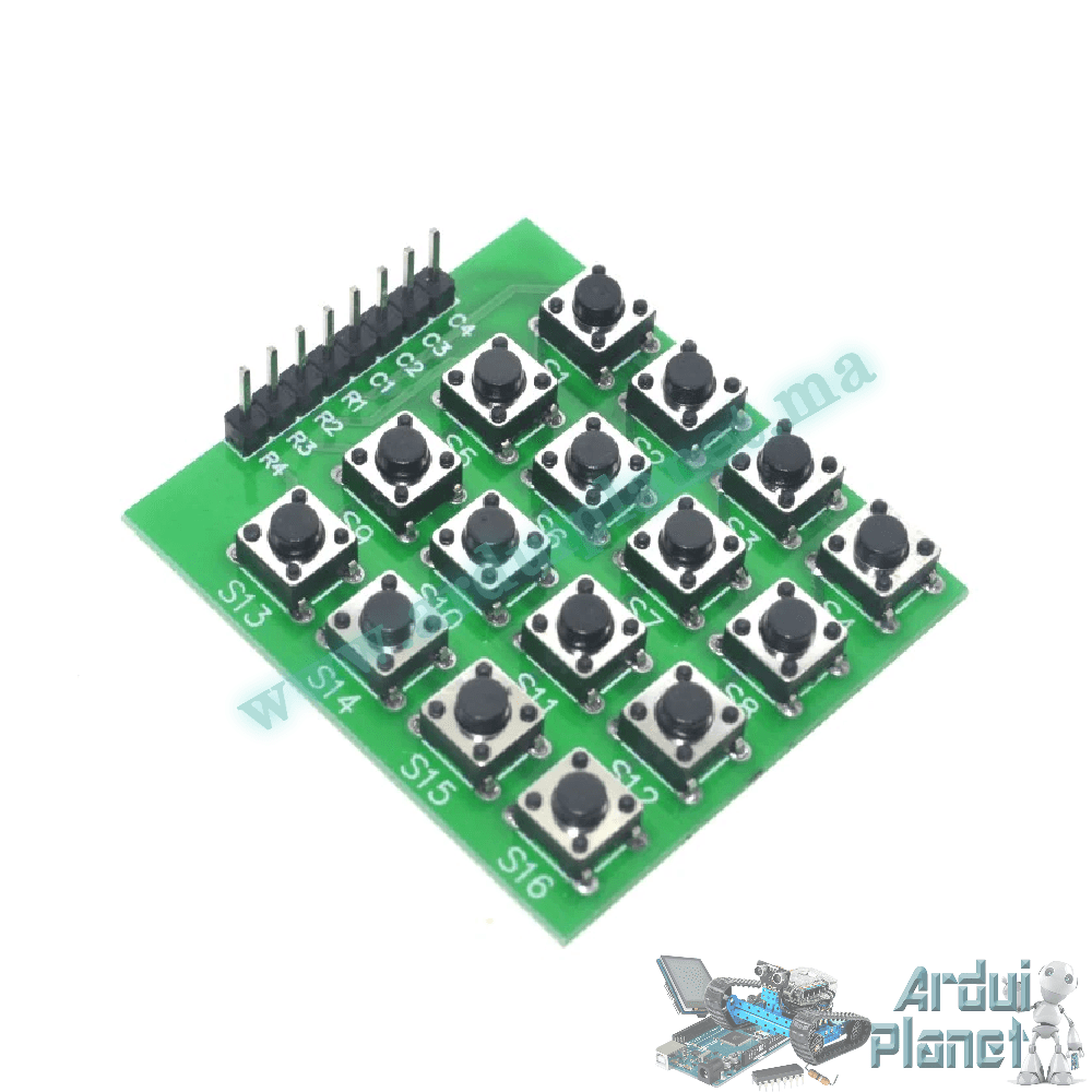 Keypad - Clavier Matricé 4x4 16 Boutons