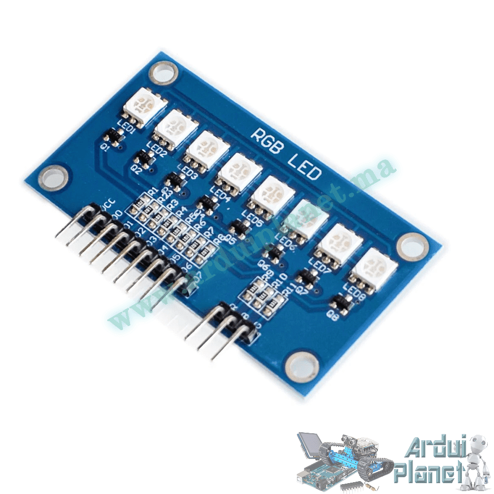 Module RGB 5050 à 8 Led