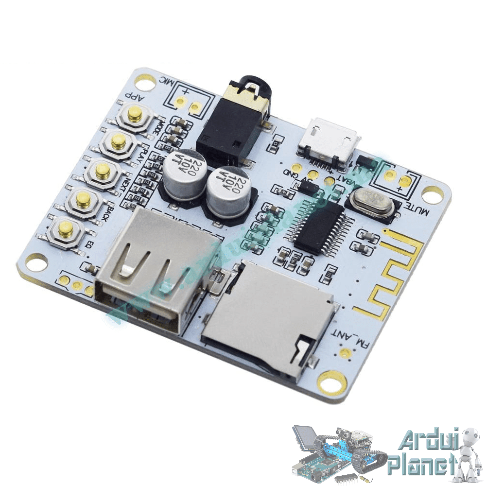 Lecteur MP3 Bluetooth USB Carte SD avec Amplificateur audio