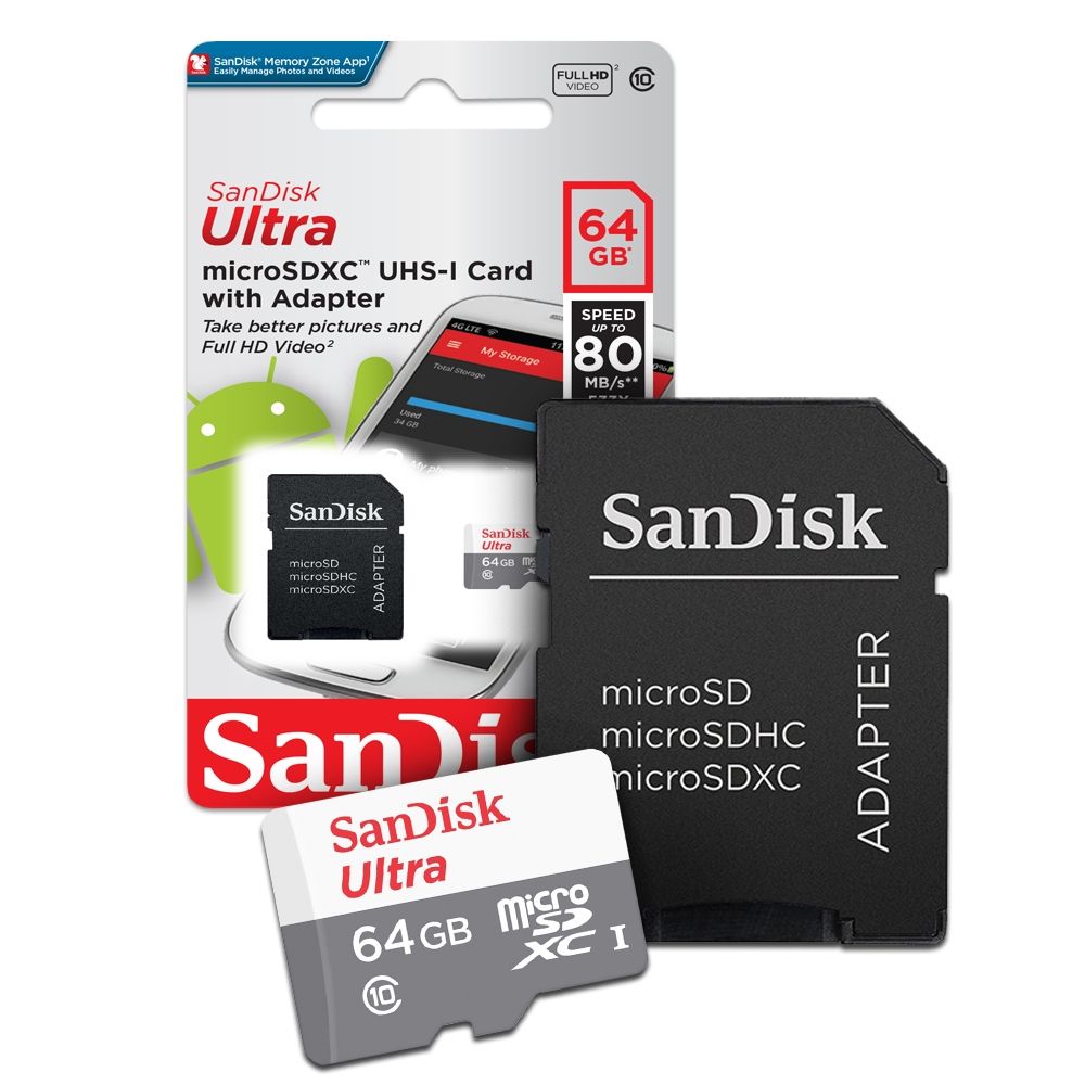 Carte mémoire 64Go MicroSD Classe 10 – Image 3