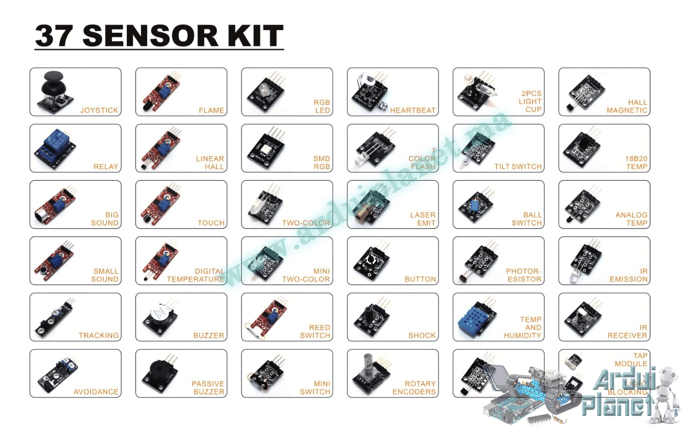 KIT 37 Capteurs et modules – Image 2