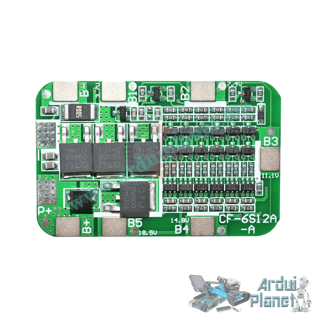 6S 15A BMS Chargeur de Batteries Lithium 6 Cellules