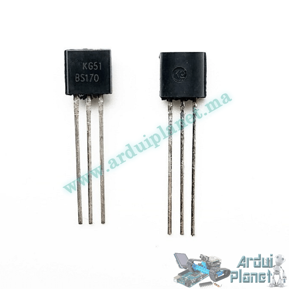 BS170 Transistor Mosfet à Canal N 60V 0.5A