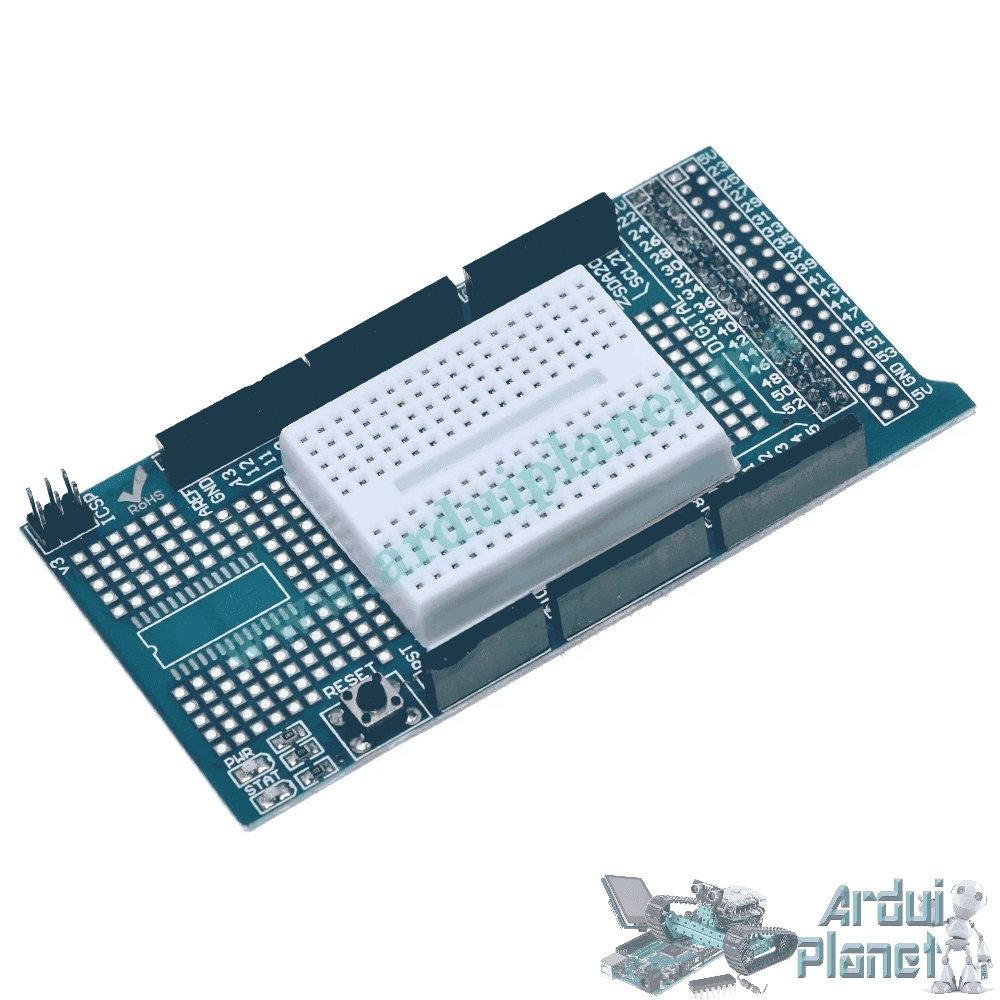 Shield de Prototype à breadboard pour Mega