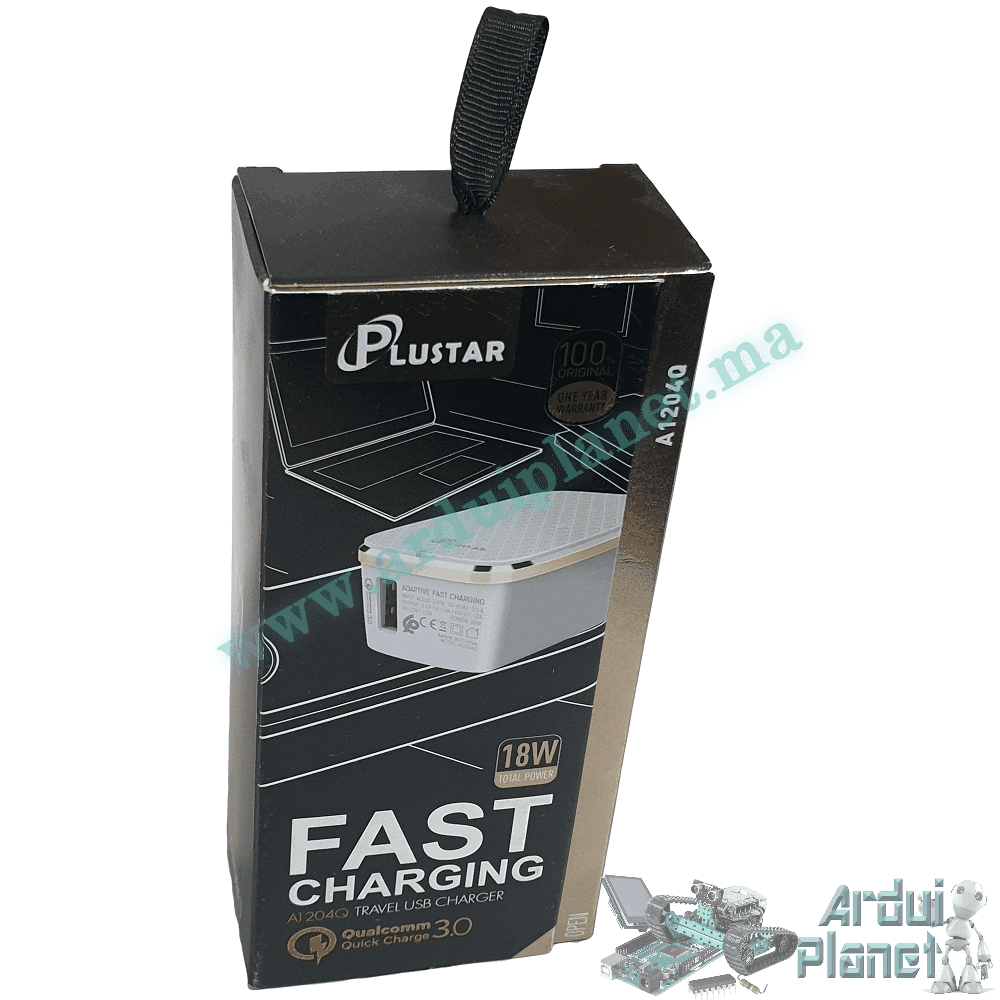 Chargeur USB Type C 18W Fast Charging QC 3.0