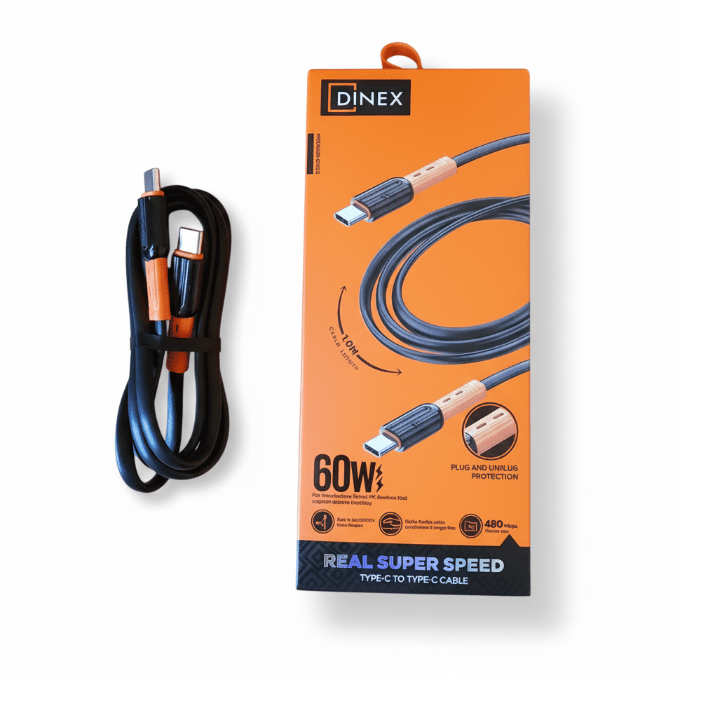 Câble 60W Type-C DINEX DI-015CC