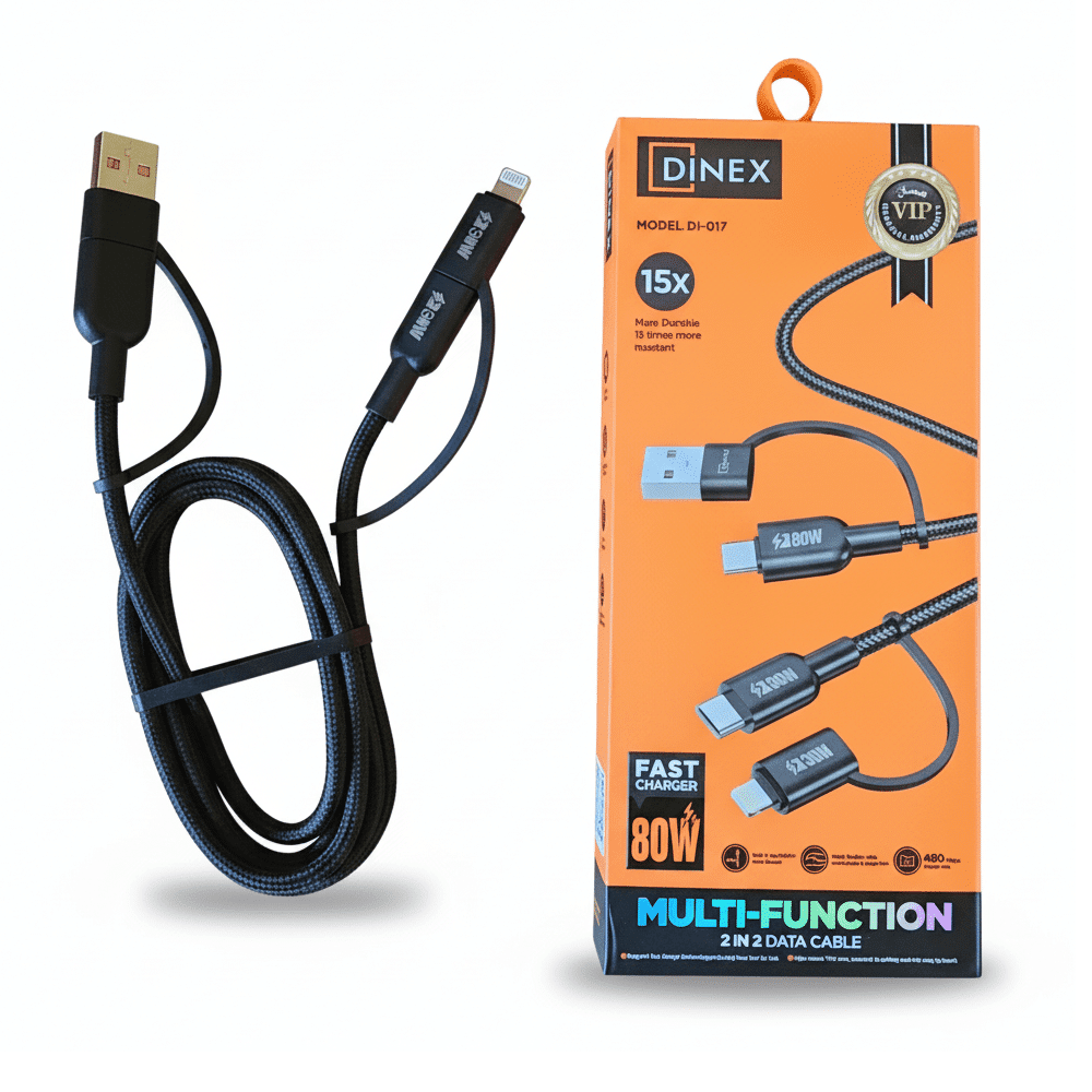 Câble USB multi-fonction 80W DINEX DI-017