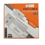 Câble Usb Type-C 3.1A 1.2M DINEX