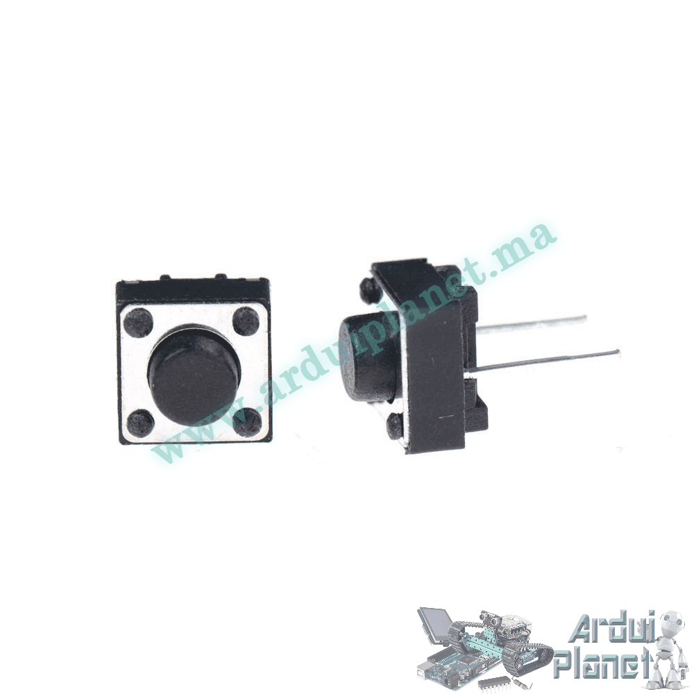 Bouton Poussoir 6x6x5mm 2 Broches