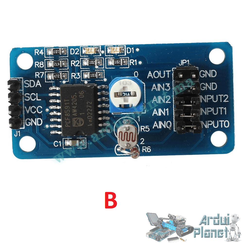 PCF8591 Convertisseur Analogique Numérique DAC ADC – Image 3
