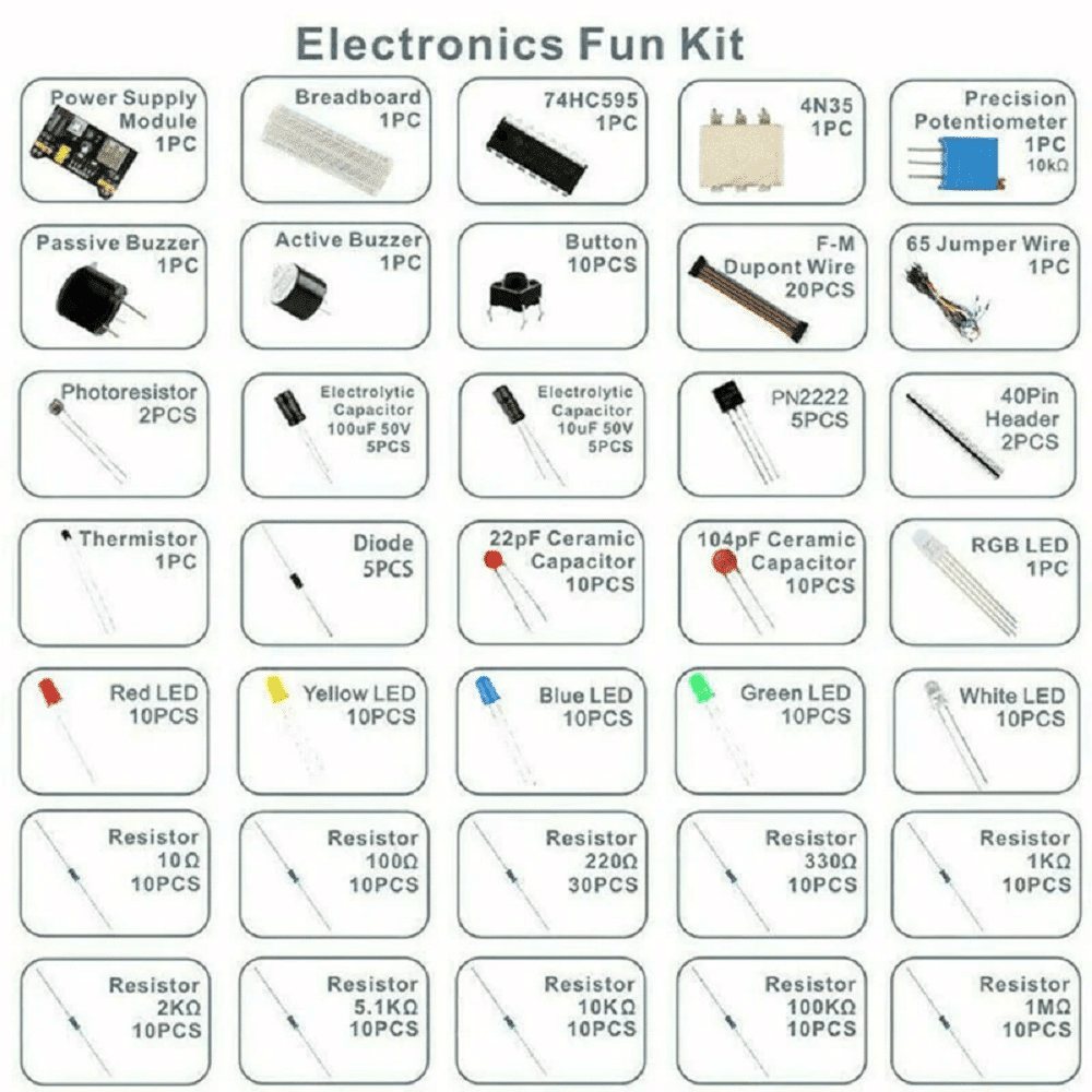 Kit Composants Basiques, 215 en 1 – Image 3