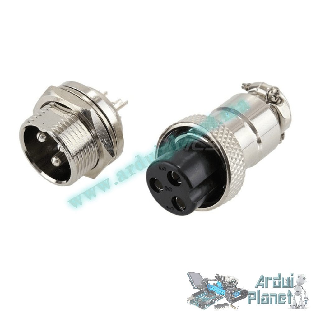 Connecteur GX16 16mm