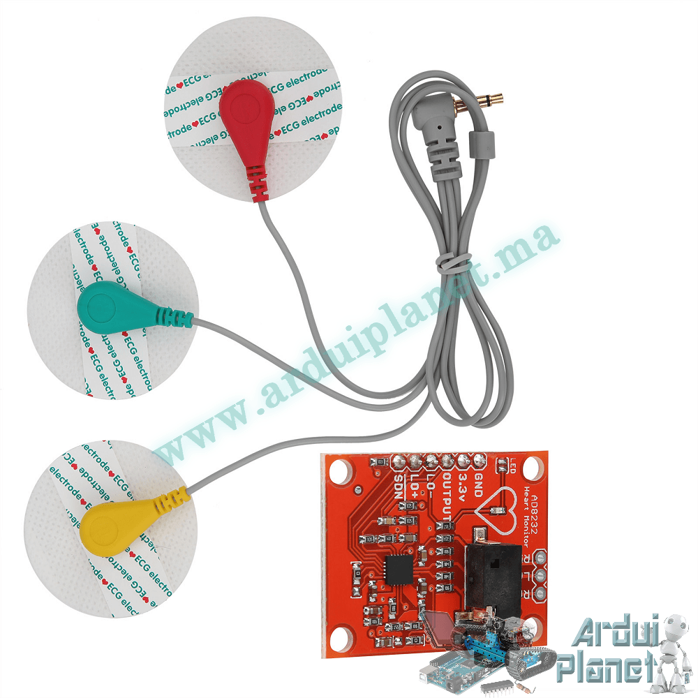 AD8232 ECG Module Capteur de rythme cardiaque