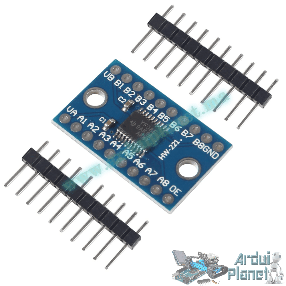 TXS0108E Convertisseur de niveau logique bidirectionnel 3.3V/5V