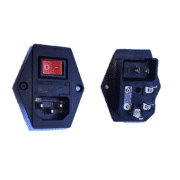 Prise d'Alimentation AC 220V avec interrupteur / fusible.