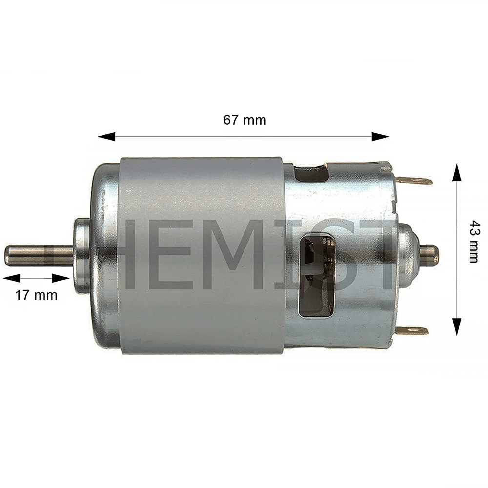 Moteur DC RS-775 18V 20000rpm – Image 3