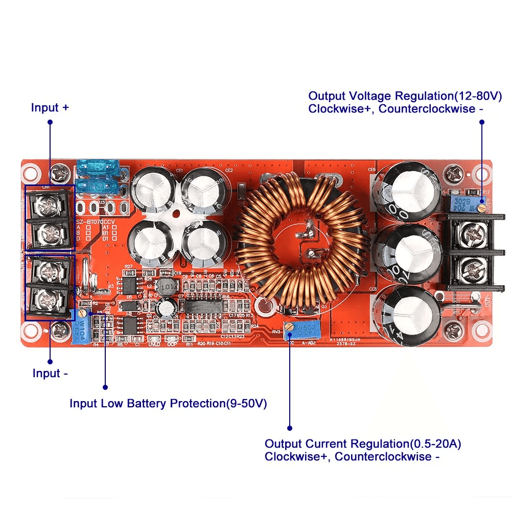 Élévateur de Tension 1200W 20A – Image 3