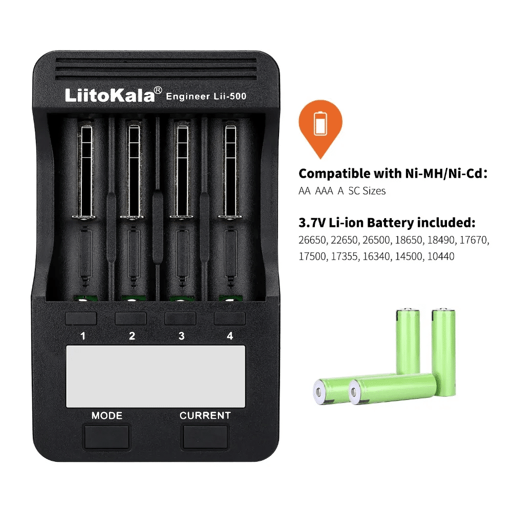LiitoKala Lii-500 Chargeur de Batterie Intelligent – Image 3