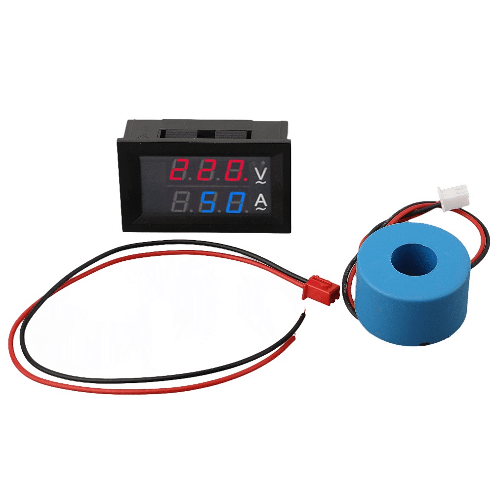 Voltmétre et Ampèremètre AC 50-500V 10A