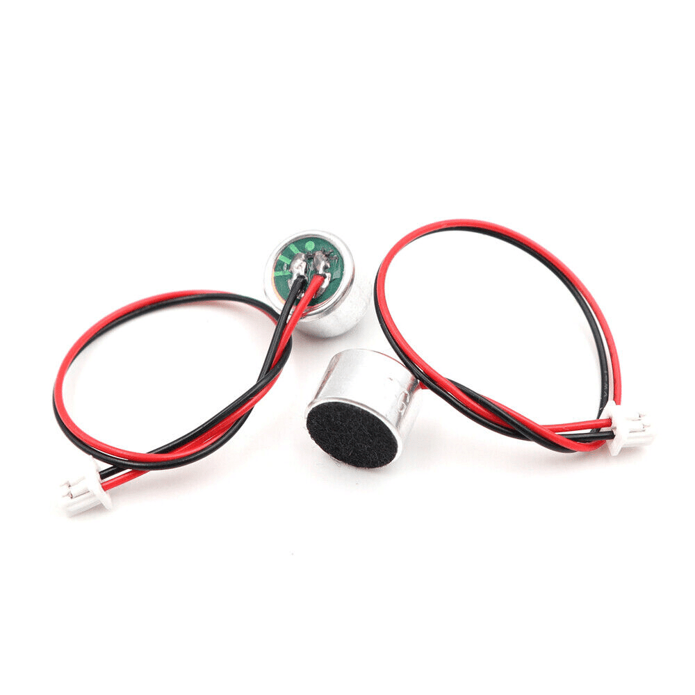 Microphone À Électret 9x7mm Avec Câble