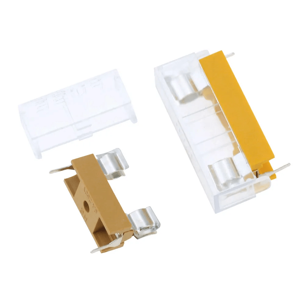 Porte-fusible 6x30mm avec capot transparent