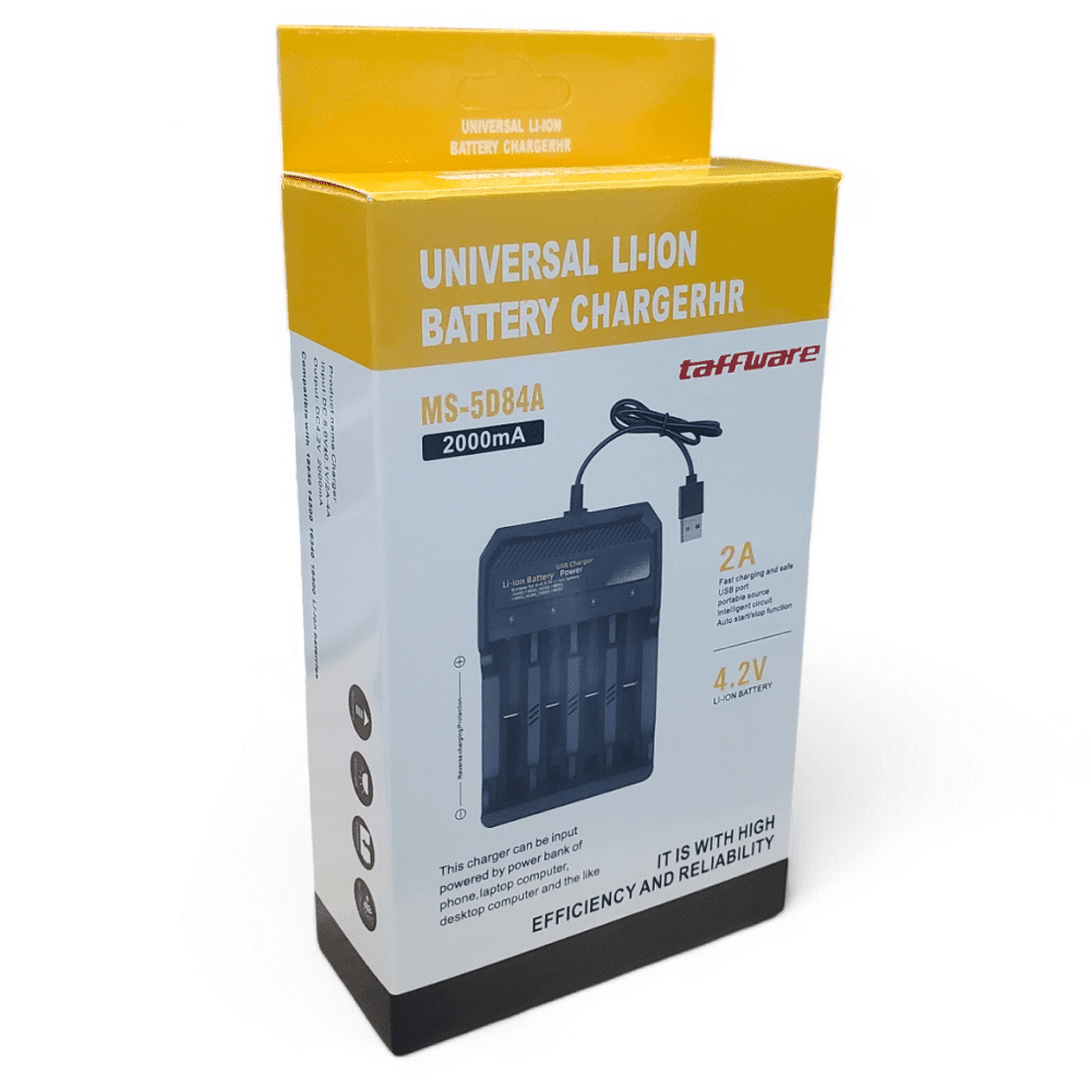 Chargeur de batteries Lithium 18650 x4 MS-5D84A – Image 2