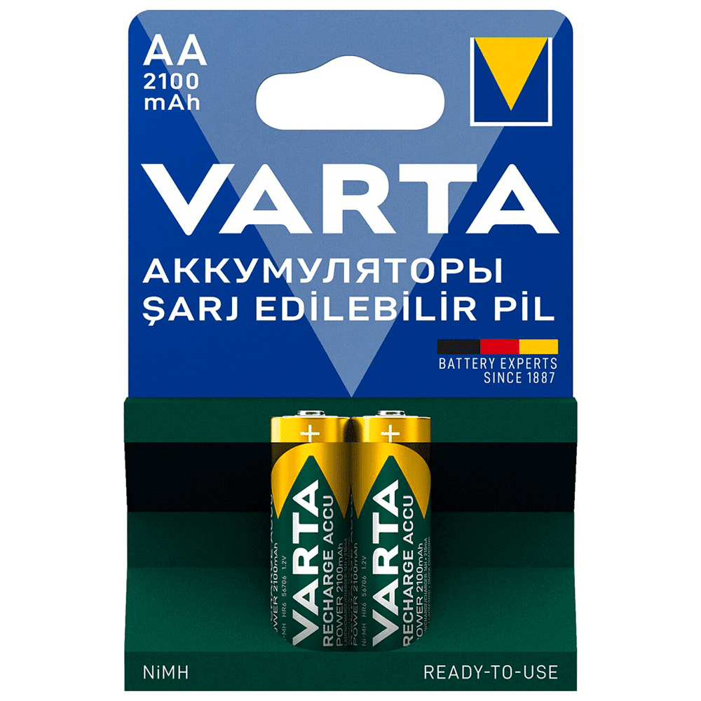 Pile Rechargeable NiMH AA Varta 2100mAh