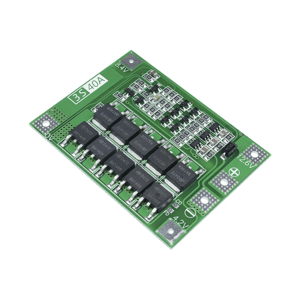 3S 40A BMS Chargeur de Batteries Lithium 3 Cellules