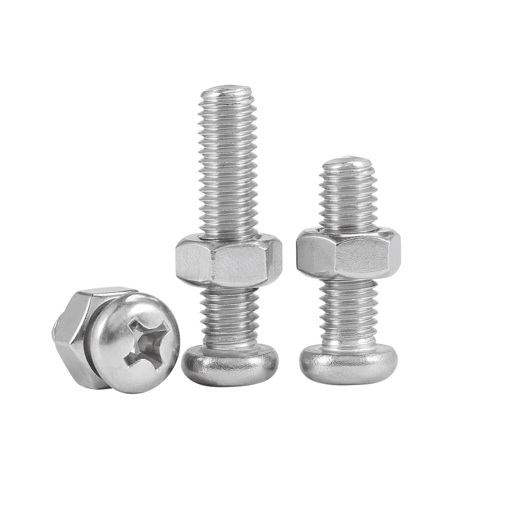 Vis M3 cruciformes avec écrous — Pack de 10
